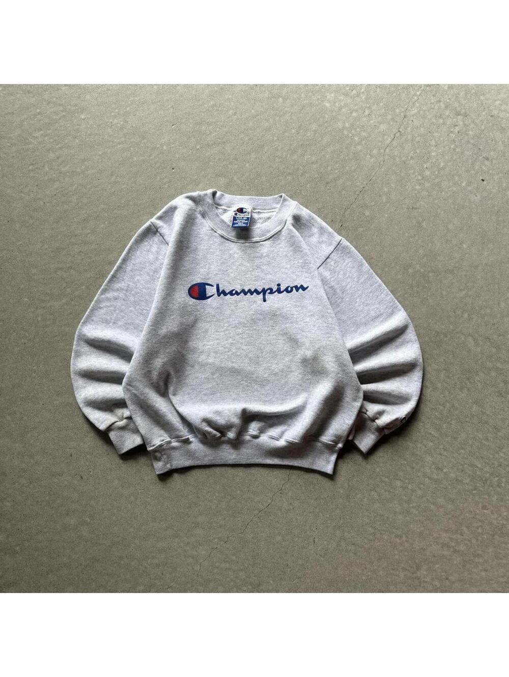 Vintage 90s Champion Script Logo Crewneck Sweatshirt